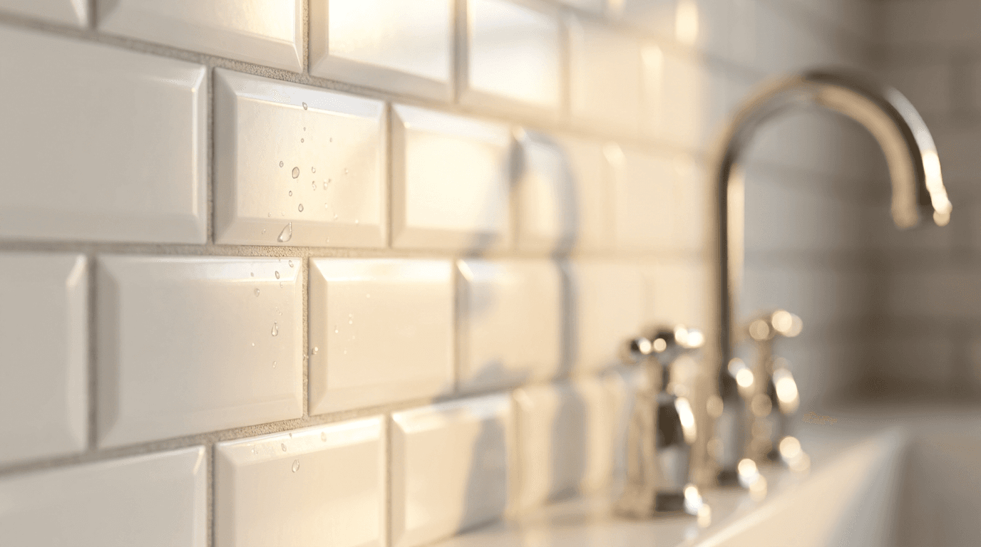 Kitchen backsplash tile installation